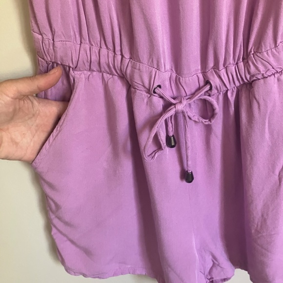 VERO Moda Lilac purple romper with pockets EU 34 fits US size XS - Picture 2 of 5